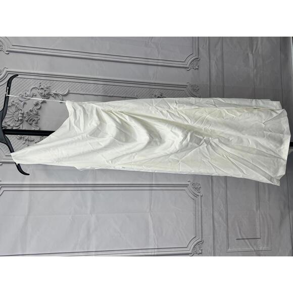 MISHA Estra Dress in Ivory maxi one shoulder - Picture 5 of 9